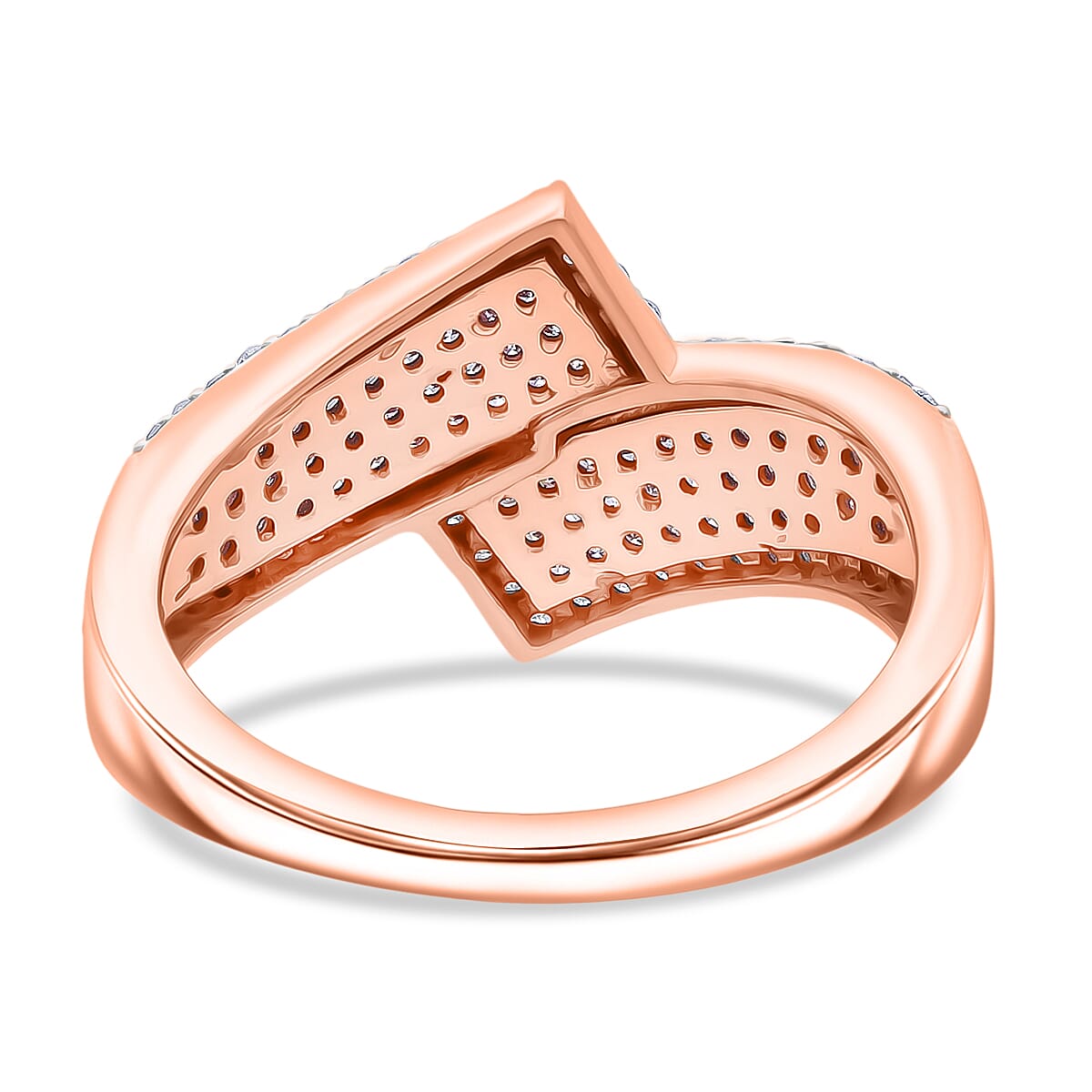 Luxoro 9K Rose Gold SGL Certified Natural Pink Diamond &amp; Natural White Diamond Ring 0.51 Ct. 8322777 4