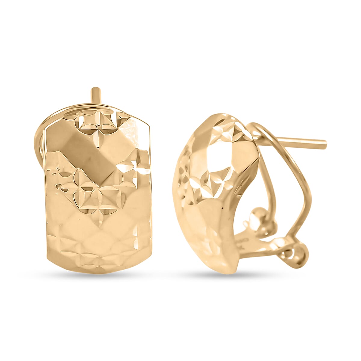 9K Yellow Gold Earring with French Clip 8411988 0