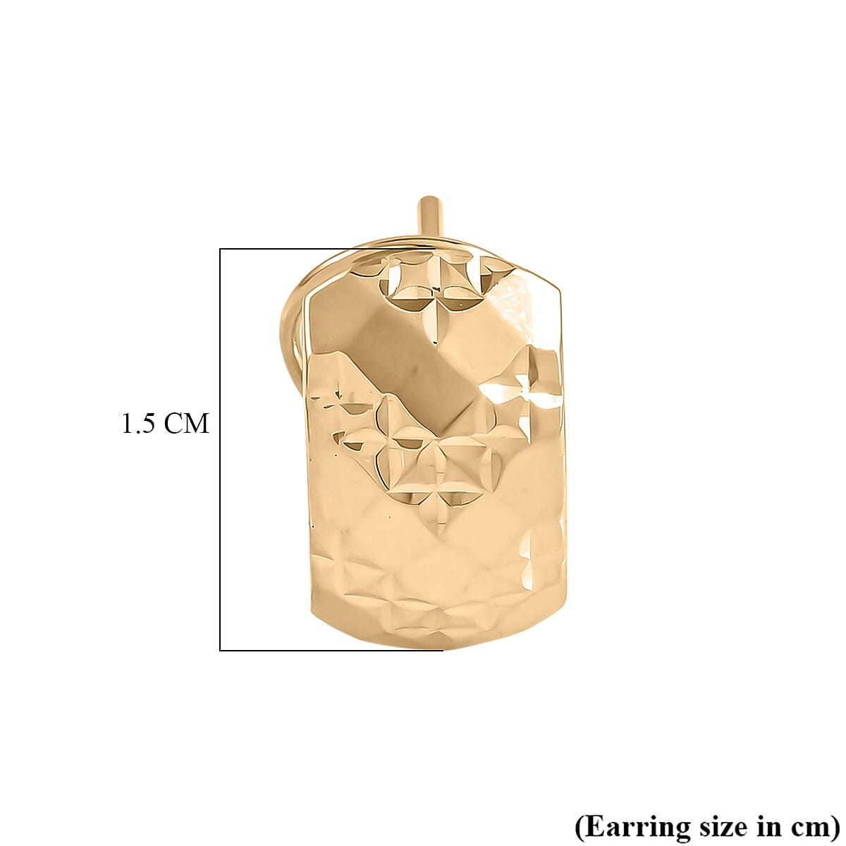 9K Yellow Gold Earring with French Clip 8411988 6