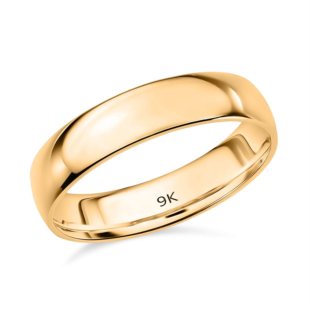 Pick Of The Show - 9K Yellow Gold Bold Band Ring 8265584 0