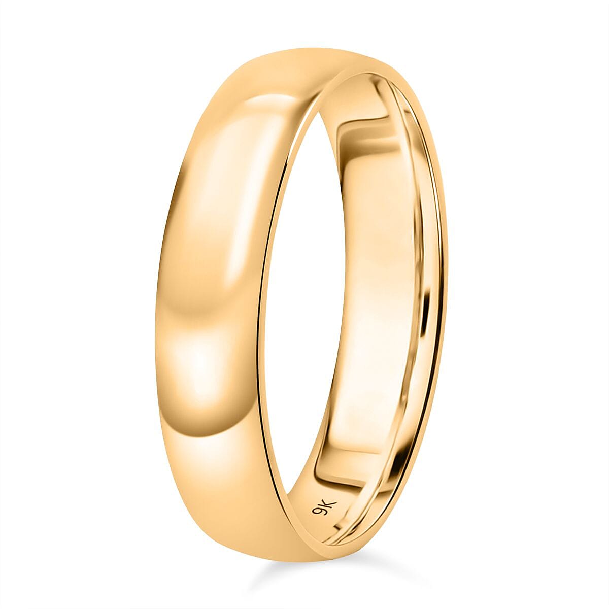 Pick Of The Show - 9K Yellow Gold Bold Band Ring 8265584 3