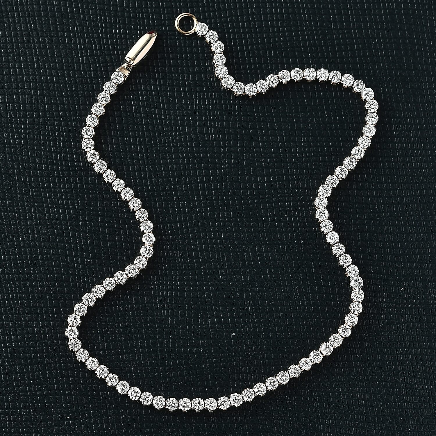LUXURIANT 2.25 Ct. Lab Grown Diamond Tennis Bracelet (Size - 7.5) in 9K Yellow Gold SGL Certified (SI-GH) 8193871 2