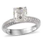 Luxuriant 14K White Gold Lab Grown Diamond (VS-G-H) Ring 2.58 Ct.