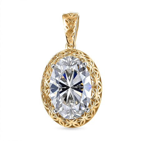 LUXURIANT IGI Certified 2 Ct. Lab Grown Diamond VS E-F Solitaire Pendant in 14K Yellow Gold 8360298 1