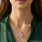 Luxuriant - Tarakasi 18K Yellow Gold IGI Certified VS-E-F Lab Grown Diamond  Oval Cut Solitaire Pendant 2.00 Ct.