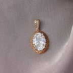 Luxuriant - Tarakasi 18K Yellow Gold IGI Certified VS-E-F Lab Grown Diamond  Oval Cut Solitaire Pendant 2.00 Ct.