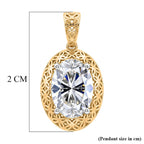 Luxuriant - Tarakasi 18K Yellow Gold IGI Certified VS-E-F Lab Grown Diamond  Oval Cut Solitaire Pendant 2.00 Ct.
