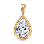 Luxuriant- Tarakasi 18K Yellow Gold IGI Certified VS-E-F Lab Grown Diamond Solitaire Pendant 2.03 Ct