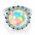 Platinum Opal Rings