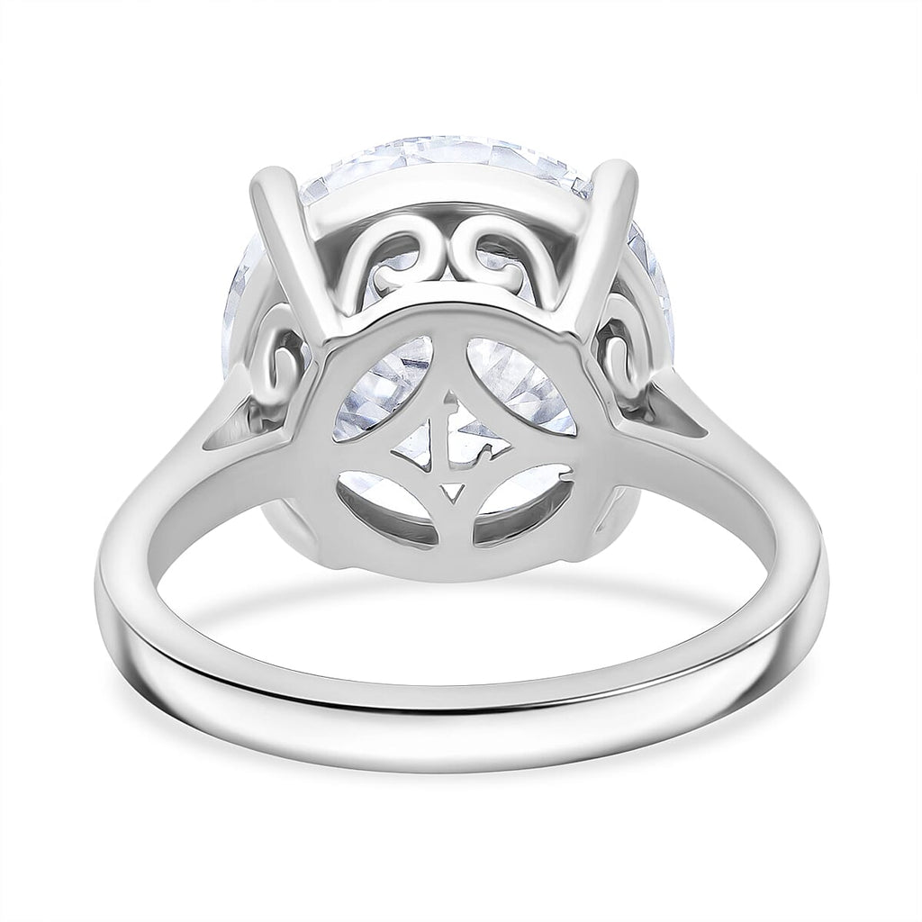 Luxuriant 950 Platinum IGI Certified Lab Grown Diamond (VS-2F) Ring 10.07 Ct, Platinum Wt. 9.59 Gms.