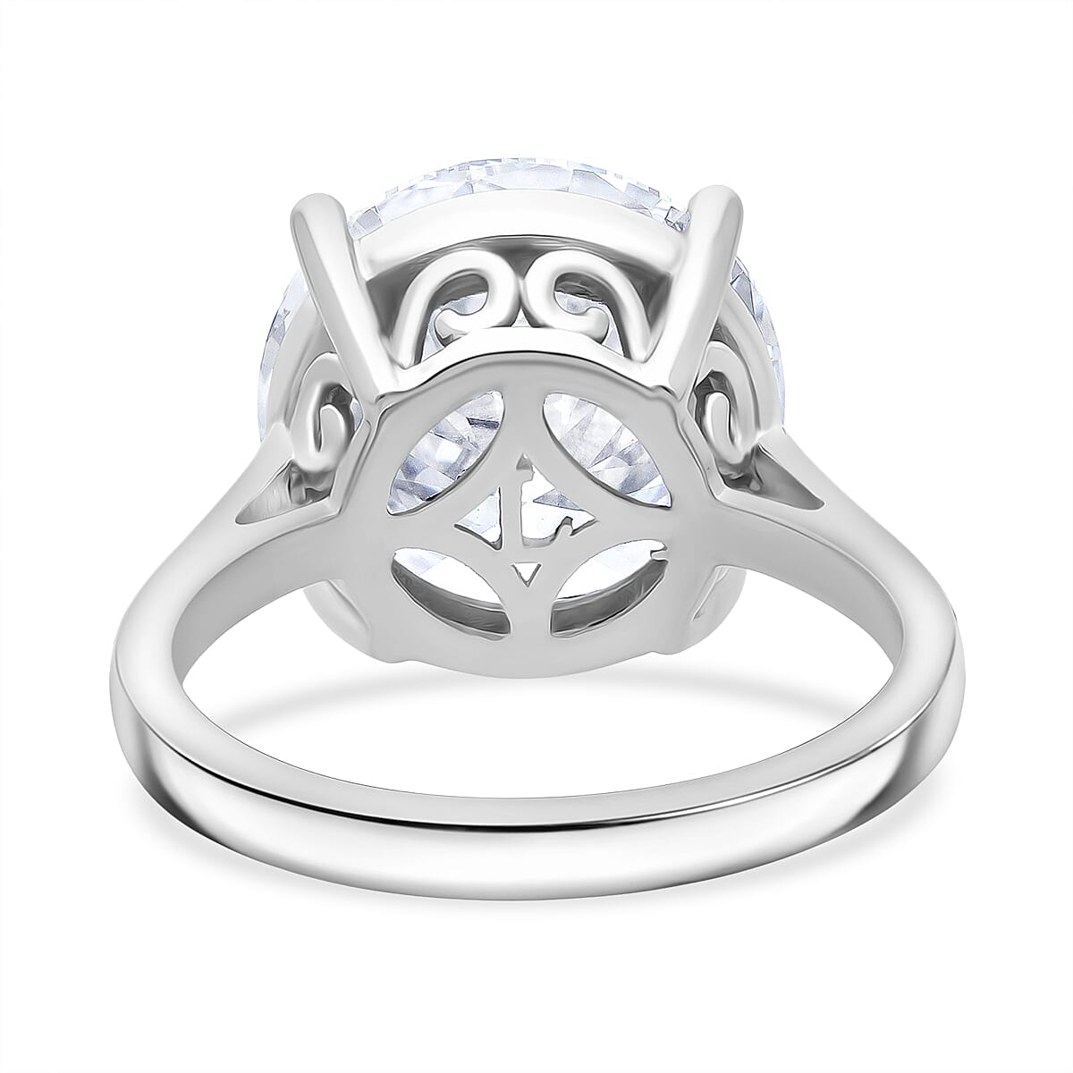 LUXURIANT 10 Ct. Lab Grown Diamond Solitaire Ring in 950 Platinum, IGI Certified 8376464 4