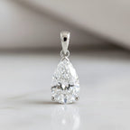 Luxuriant 950 Platinum IGI Certified Lab Grown Diamond (VS-EF) Pendant 7.00 Ct,
