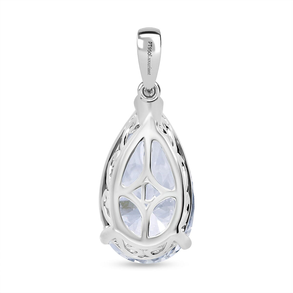 Luxuriant 950 Platinum IGI Certified Lab Grown Diamond (VS-EF) Pendant 7.00 Ct,
