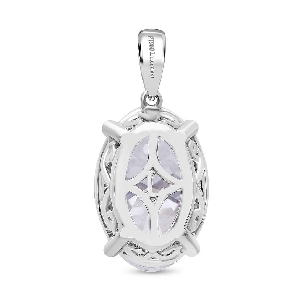 Luxuriant 950 Platinum IGI Certified Lab Grown Diamond (VS-EF) Pendant 7.00 Ct.