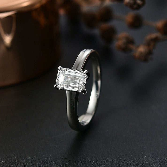 LUXURIANT 1 Ct. Lab Grown Diamond Solitaire Ring in 950 Platinum, IGI Certified 8301090 2