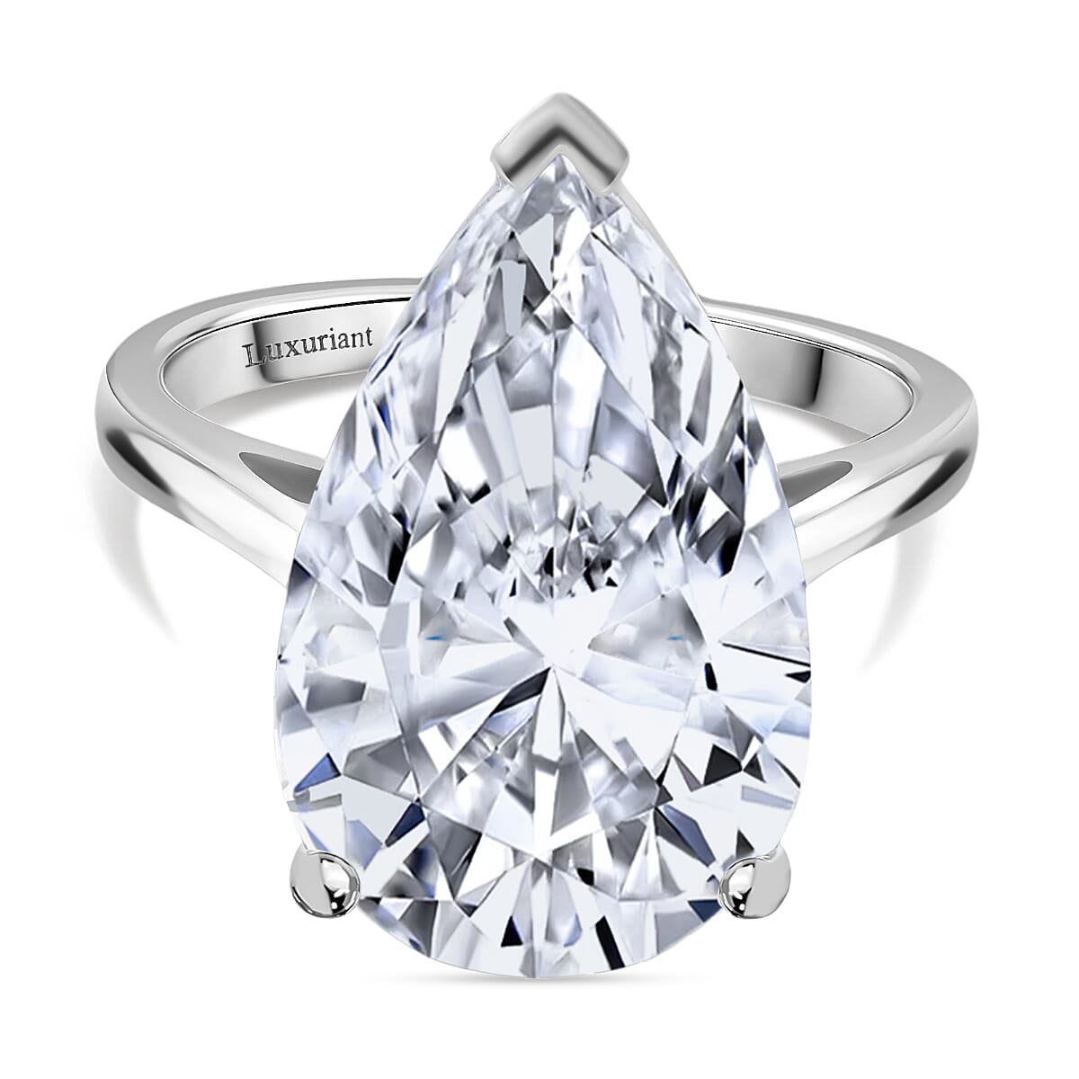 LUXURIANT 10 Ct. Lab Grown Diamond Solitaire Ring in 950 Platinum, IGI Certified 8358579 0