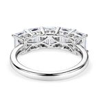 Luxuriant 950 Platinum SGL Certified VS-E-F Lab Grown Diamond 5 Stone Ring 3.00 Ct, Platinum Wt. 4.77 Gms