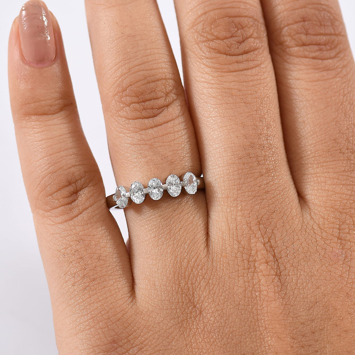 Luxuriant 950 Platinum (VS-EF) Lab Grown Diamond IGI Certified Ring 1.00 Ct, Platinum Wt. 4.98 Gms. 8193004 2