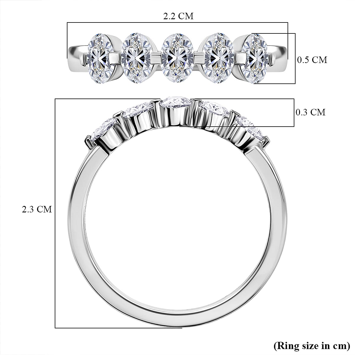 Luxuriant 950 Platinum (VS-EF) Lab Grown Diamond IGI Certified Ring 1.00 Ct, Platinum Wt. 4.98 Gms. 8193004 5