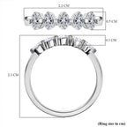 Luxuriant 950 Platinum (VS-EF) Lab Grown Diamond IGI Certified Ring 1.00 Ct, Platinum Wt. 4.98 Gms.
