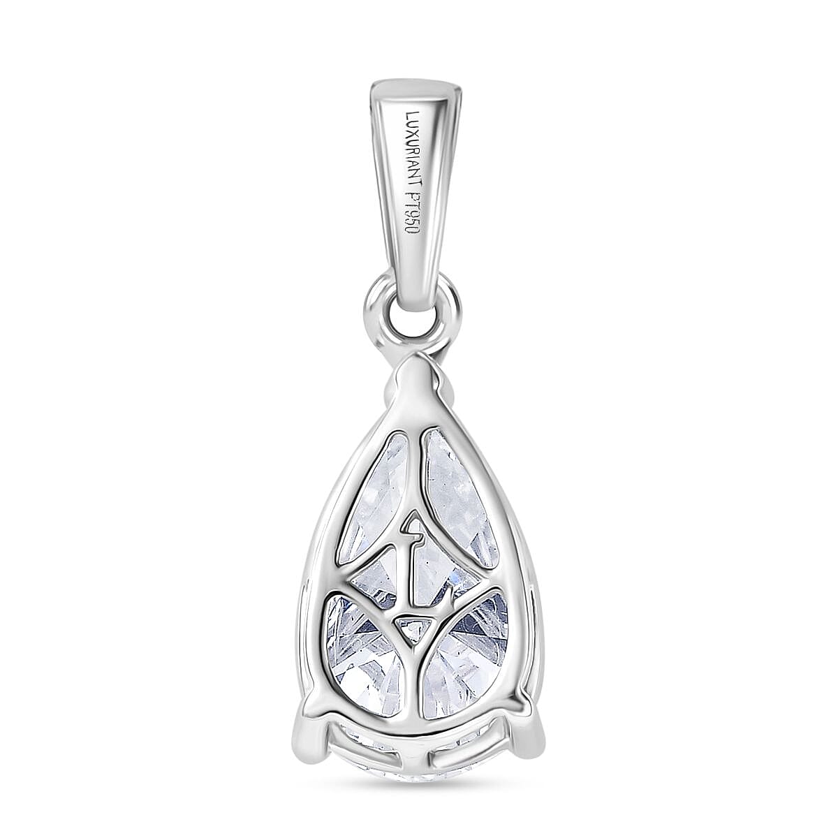 LUXURIANT 2 Ct. Lab Grown Diamond Solitaire Pendant in 950 Platinum, IGI Certified 8300268 5