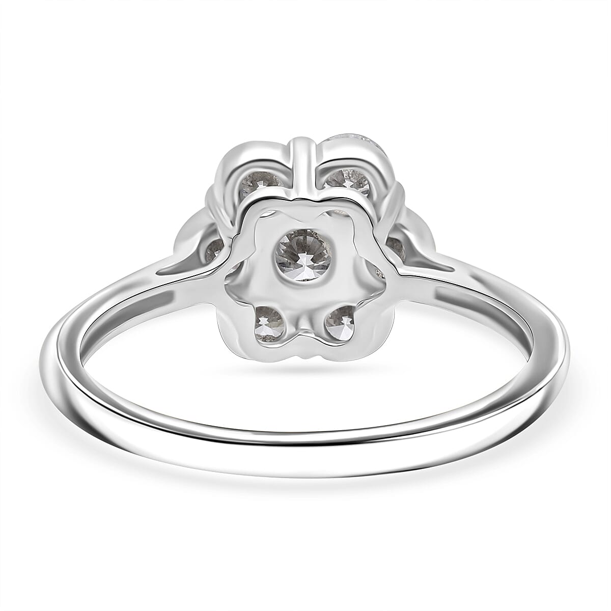 Luxuriant 9K White Gold SGL Certified Lab Grown Diamond (VS-GH) Ring 1.02 Ct. 8330994 4
