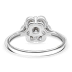Luxuriant 9K White Gold SGL Certified Lab Grown Diamond (VS-GH) Ring 1.02 Ct.