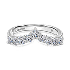 Luxuriant 9K White Gold Lab Grown Diamond (VS-EF) Ring