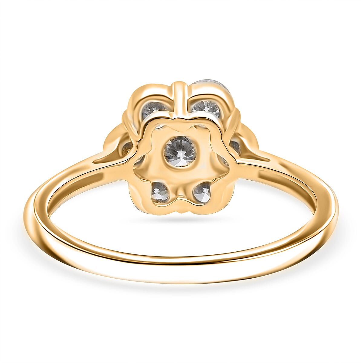 Luxuriant 9K Yellow Gold SGL Certified Lab Grown Diamond (VS-GH) Ring 1.00 Ct. 8349437 4