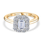 Luxuriant 9K Yellow Gold (VS-GH) Lab Grown Diamond Solitaire SGL Certified Ring 1.00 Ct.