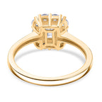 Luxuriant 9K Yellow Gold (VS-GH) Lab Grown Diamond Solitaire SGL Certified Ring 1.00 Ct.