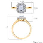 Luxuriant 9K Yellow Gold (VS-GH) Lab Grown Diamond Solitaire SGL Certified Ring 1.00 Ct.