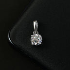 Luxuriant 9K White Gold Lab Grown Diamond (SI-GH) Solitaire SGL Certified Pendant 0.50 Ct.