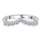 Luxuriant Diamond 9K White Gold SGL Certified Lab Grown Diamond VS-EF Fancy Ring
