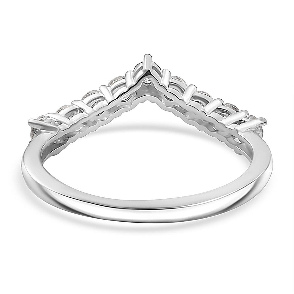 Luxuriant Diamond 9K White Gold SGL Certified Lab Grown Diamond VS-EF Fancy Ring