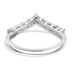 Luxuriant Diamond 9K White Gold SGL Certified Lab Grown Diamond VS-EF Fancy Ring