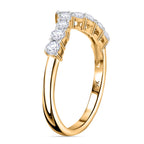 Luxuriant Diamond - 9K Yellow Gold SGL Certified Lab Grown Diamond (VS-EF) Ring