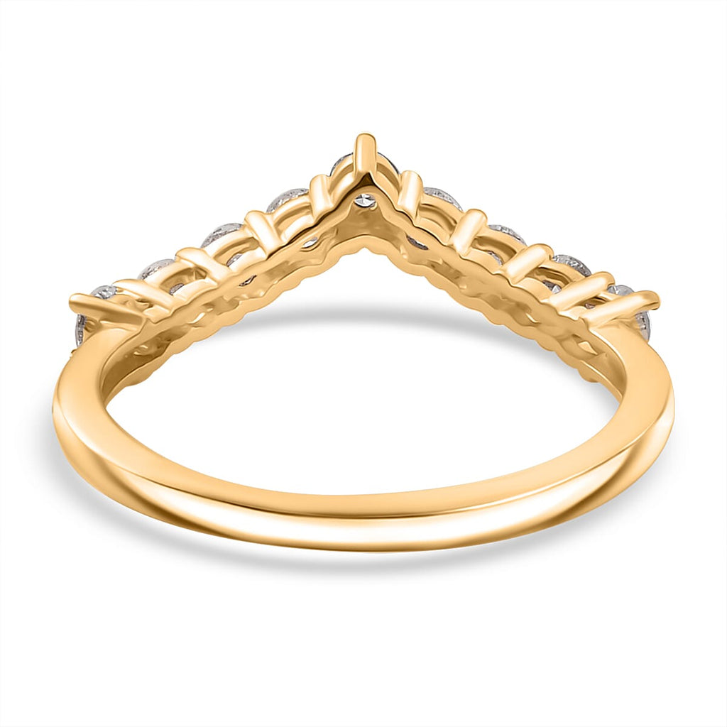 Luxuriant Diamond - 9K Yellow Gold SGL Certified Lab Grown Diamond (VS-EF) Ring