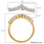 Luxuriant Diamond - 9K Yellow Gold SGL Certified Lab Grown Diamond (VS-EF) Ring