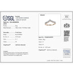 Luxuriant Diamond - 9K Yellow Gold SGL Certified Lab Grown Diamond (VS-EF) Ring