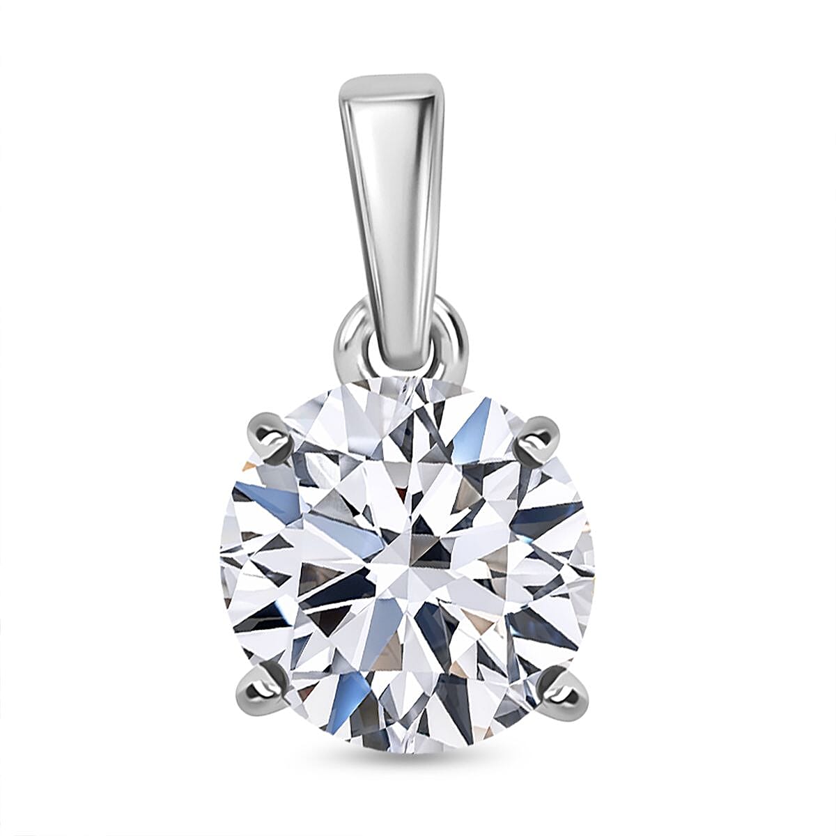 LUXURIANT 1.5 Ct. Lab Grown Diamond Solitaire Pendant in 950 Platinum 7956240 0