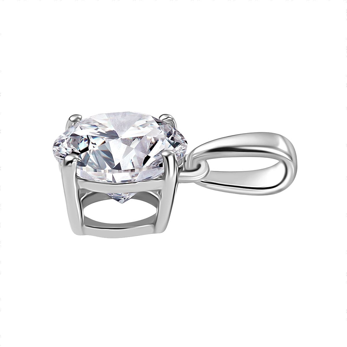 LUXURIANT 1.5 Ct. Lab Grown Diamond Solitaire Pendant in 950 Platinum 7956240 4
