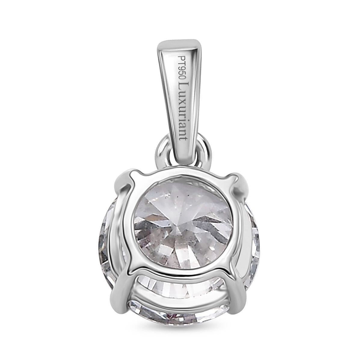 LUXURIANT 1.5 Ct. Lab Grown Diamond Solitaire Pendant in 950 Platinum 7956240 5