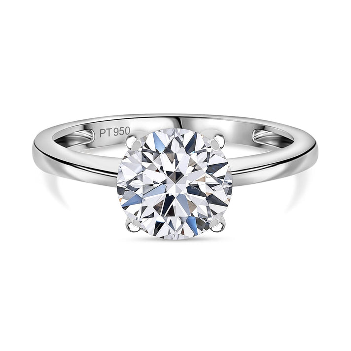 LUXURIANT 1.50 Ct. Lab Grown Diamond Solitaire Ring in 950 Platinum SGL Certified 7864235 1