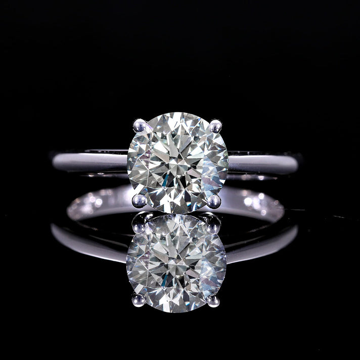 LUXURIANT 1.50 Ct. Lab Grown Diamond Solitaire Ring in 950 Platinum SGL Certified 7864235 2