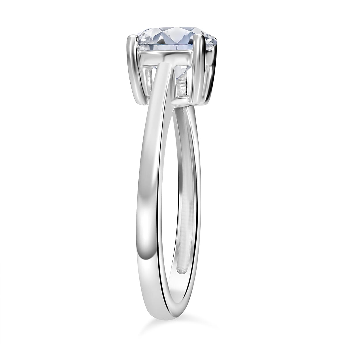 LUXURIANT SGL Certified 1.5 Ct. Lab Grown Diamond SI G-H Solitaire Ring in 950 Platinum 7864235 4