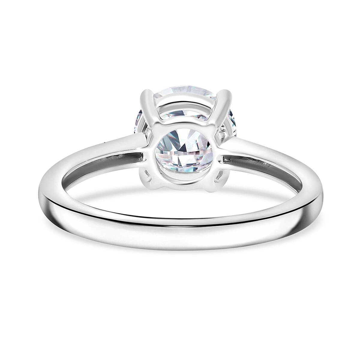 LUXURIANT SGL Certified 1.5 Ct. Lab Grown Diamond SI G-H Solitaire Ring in 950 Platinum 7864235 5