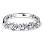 Luxuriant Diamond 14K White Gold VS-F Lab Grown Diamond Ring (Size N) 1.00 Ct.