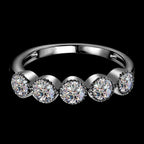 Luxuriant Diamond 14K White Gold VS-F Lab Grown Diamond Ring (Size N) 1.00 Ct.