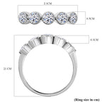 Luxuriant Diamond 14K White Gold VS-F Lab Grown Diamond Ring (Size N) 1.00 Ct.